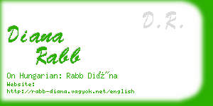 diana rabb business card